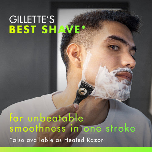GilletteLabs with Exfoliating Bar Razor (1 Handle + 3 Cartridges + 1 Travel Case)