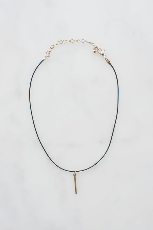 Image : Choker with Gold Pendant