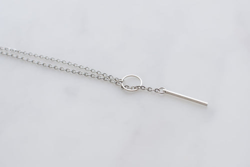 Secondary Image : Silver Threader Necklace